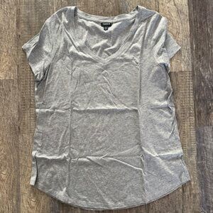 Torrid Gray V-Neck Top